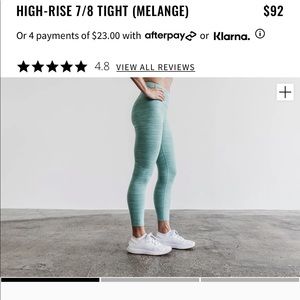 High Rise 7/8 Leggings. No Bull. XS.